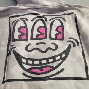 Ripple Junction Keith Haring Pop Art Tie Dye Hoodie Sweatshirt M Andy Warhol‎